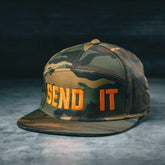 Dispatch SEND IT Camouflage 7 Panel Hat