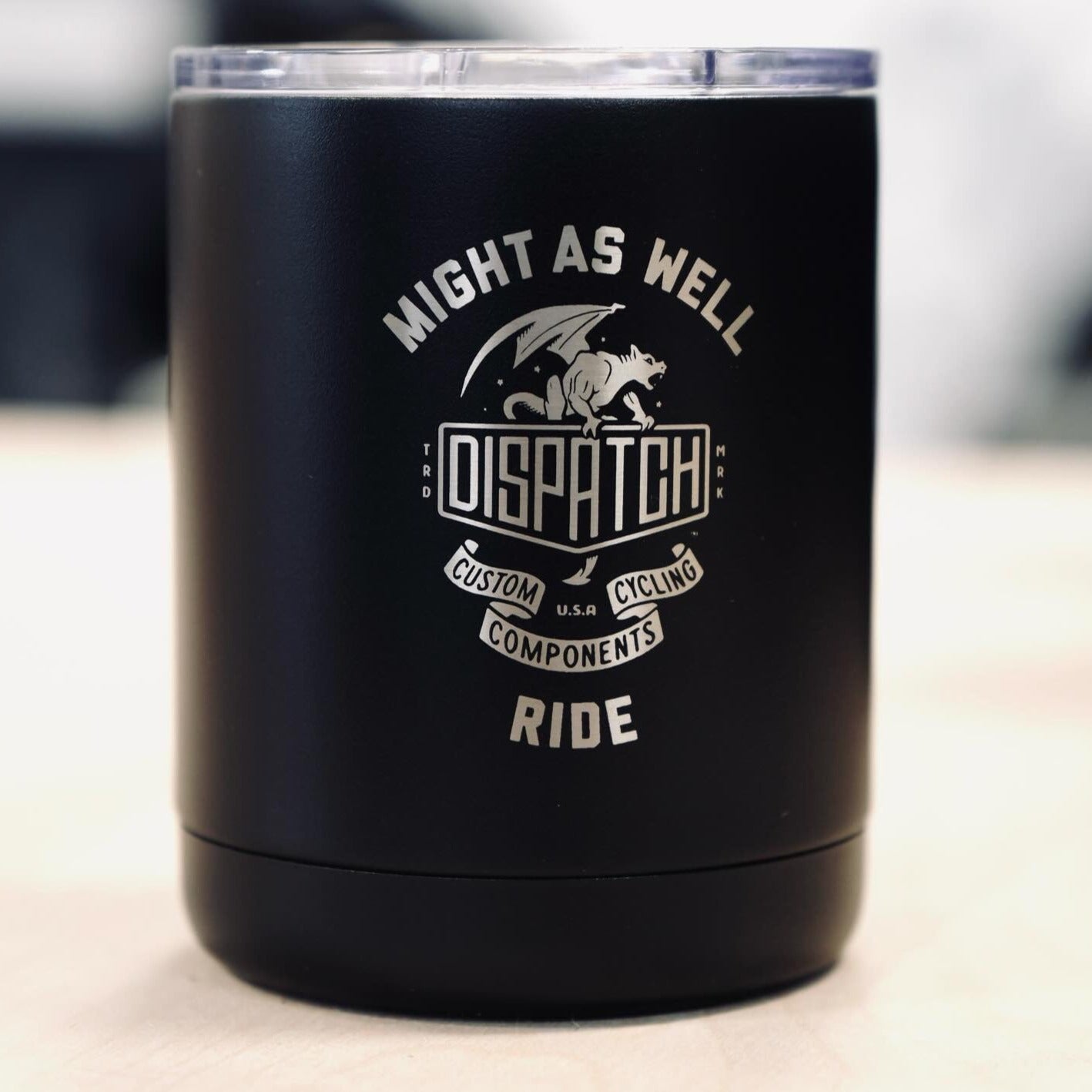 LIMITED EDITION: Might As Well Ride Engraved Mug