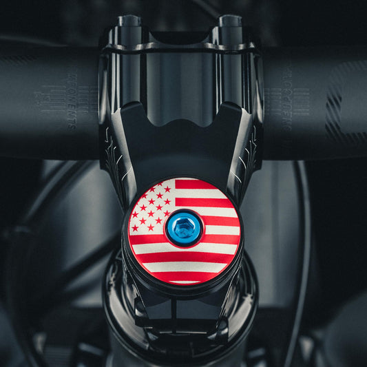 American Flag Custom Bicycle Headset Cap