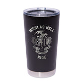 Might As Well Ride Engraved Mug
