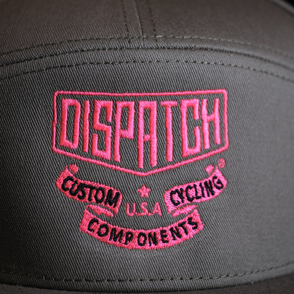 Dispatch Badge Embroidered Logo 7 Panel Hat