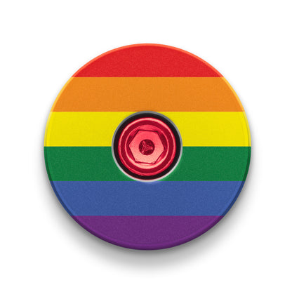 Rainbow Pride Flag Bicycle Headset Cap