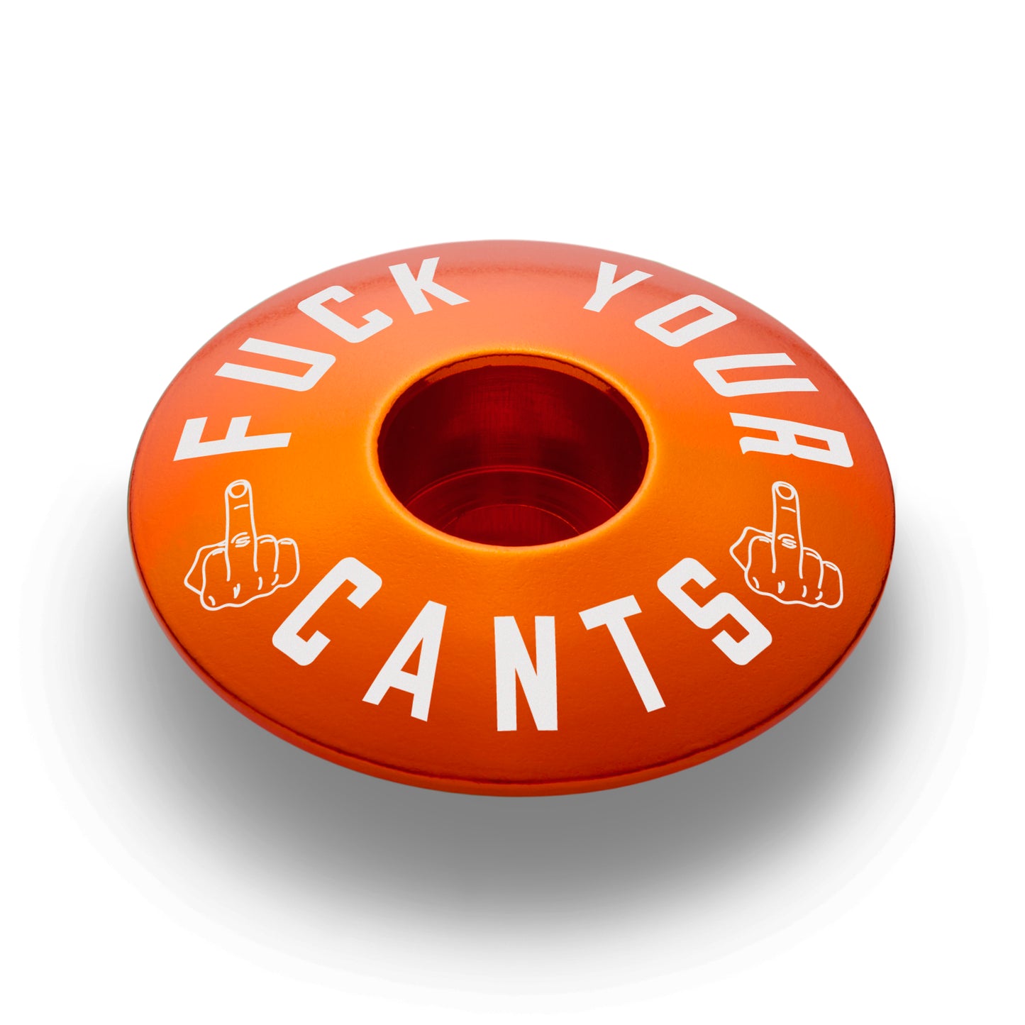 Fuck Your Cants Bicycle Headset Cap
