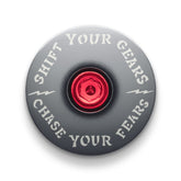 Chase Your Fears Go Fast Don't Die x Dispatch Custom Bicycle Headset Cap