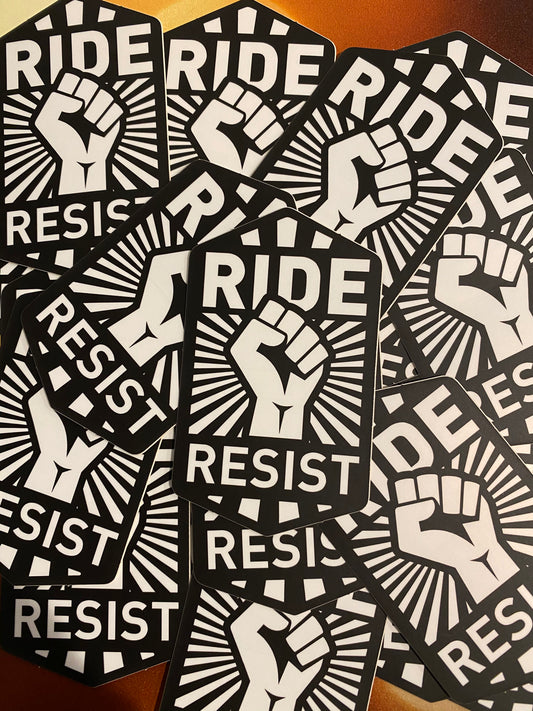 Ride Resist Sticker