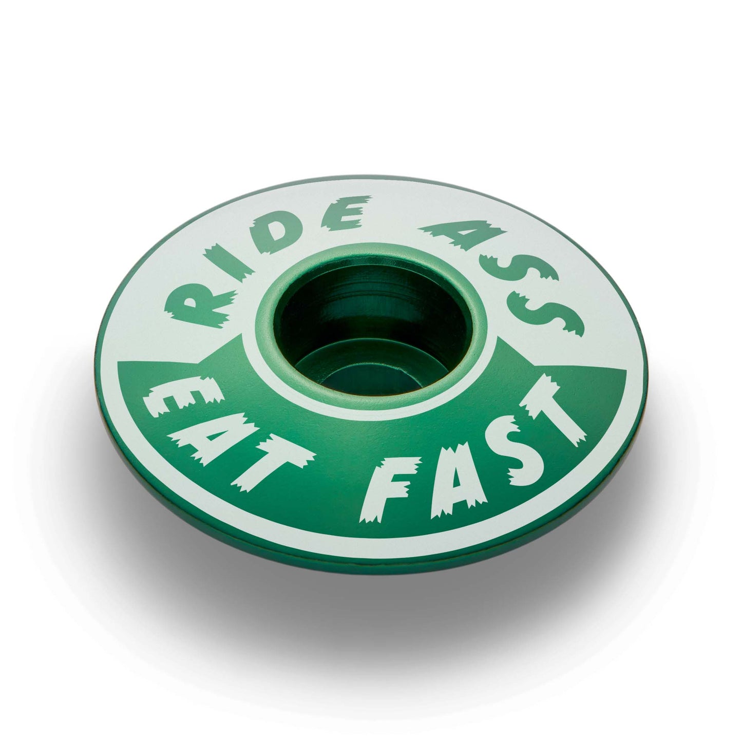Ride Ass Eat Fast Bicycle Headset Cap